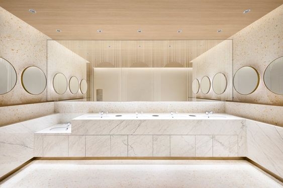 Shanghai Times square bathroom by Nendo