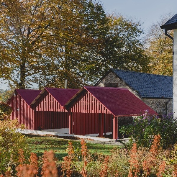 The simple interventions at Aeron Park provide various elements of domestic and agricultural accommodation.