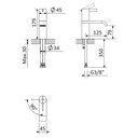 Deck-Mounted Bidet Tap - 1680201 Bruma