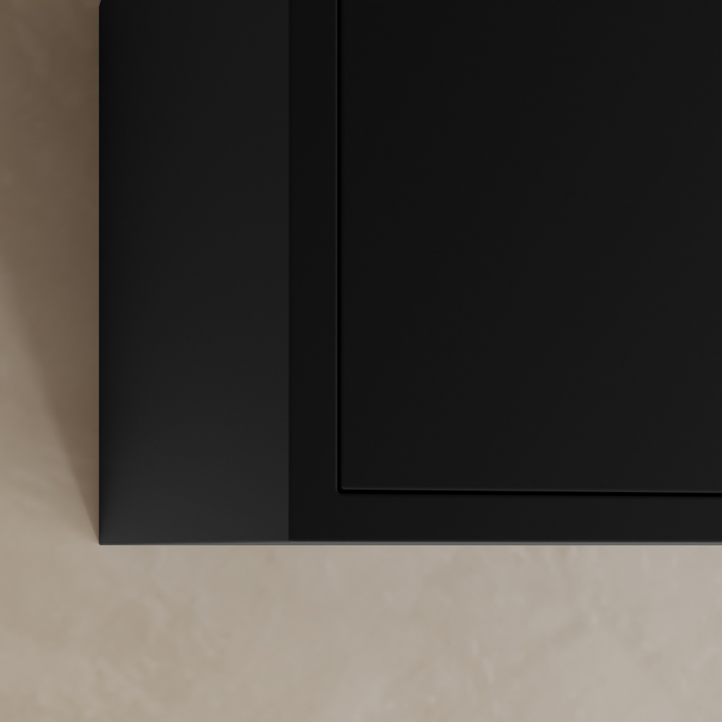 Detail Corian Colour Cabinet Deep nocturne