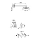 Concealed Shower Tap - 1687661 Bruma