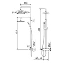 Wall-Mounted Shower Tap - 1676521 Bruma