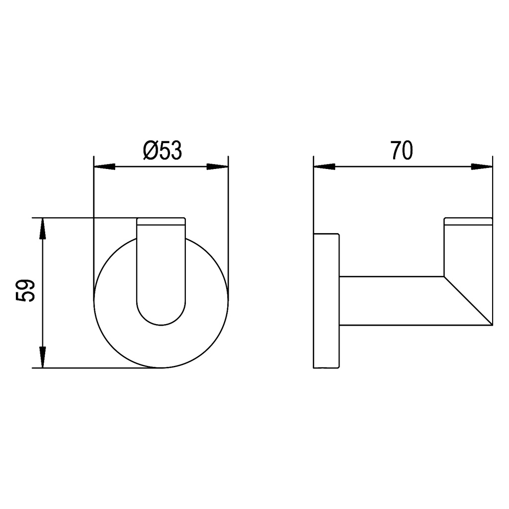 Robe Hook - 1770006 Bruma