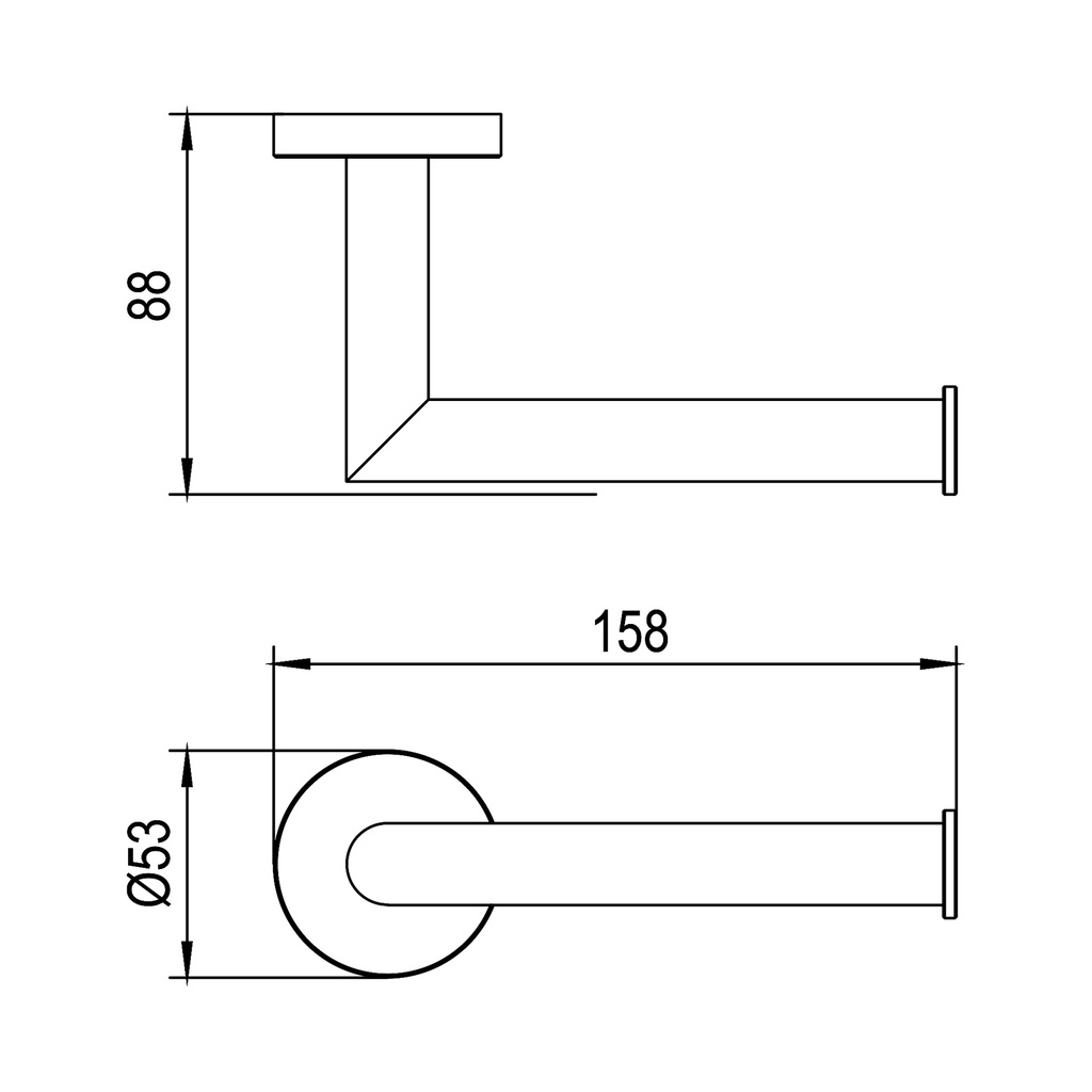 Toilet Paper Holder 1770007 Bruma TD