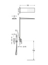 Wall-Mounted Shower Tap - 20218003 Tres td