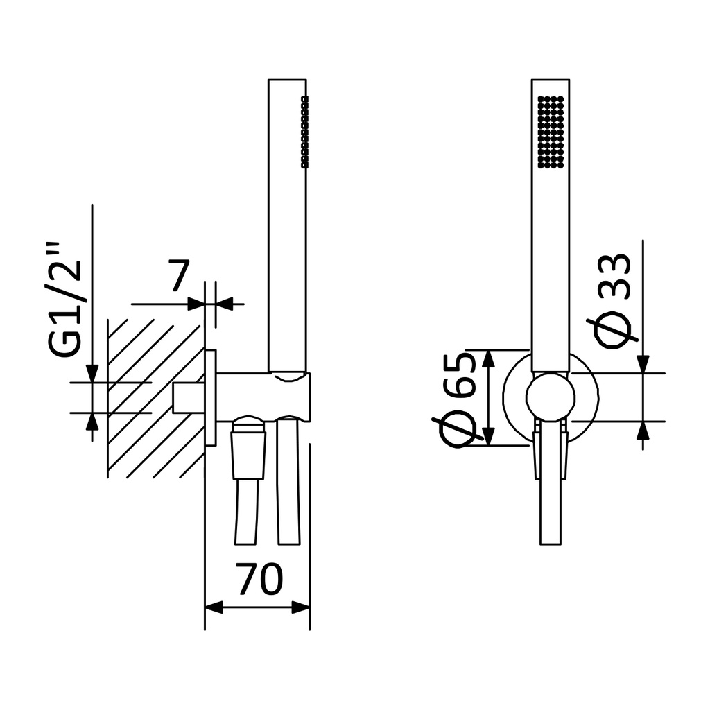 Hand Shower Tap - 1455731 Bruma td