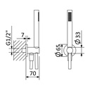 Hand Shower Tap - 1455731 Bruma td