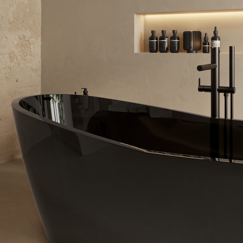 Andorra Smoky Freestanding Bathtub 168 smoky Top