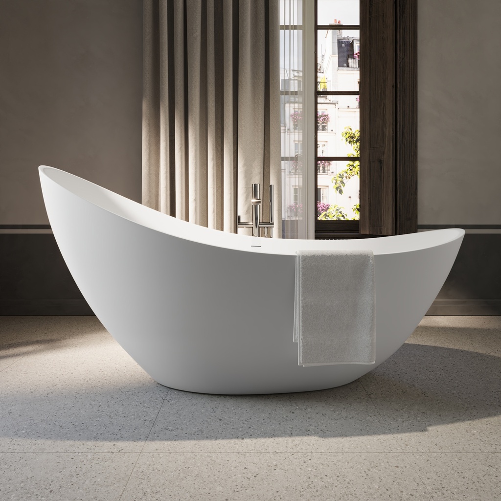 Aurora Freestanding Bathtub 186 white Front