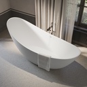 Aurora Freestanding Bathtub 186 white Side