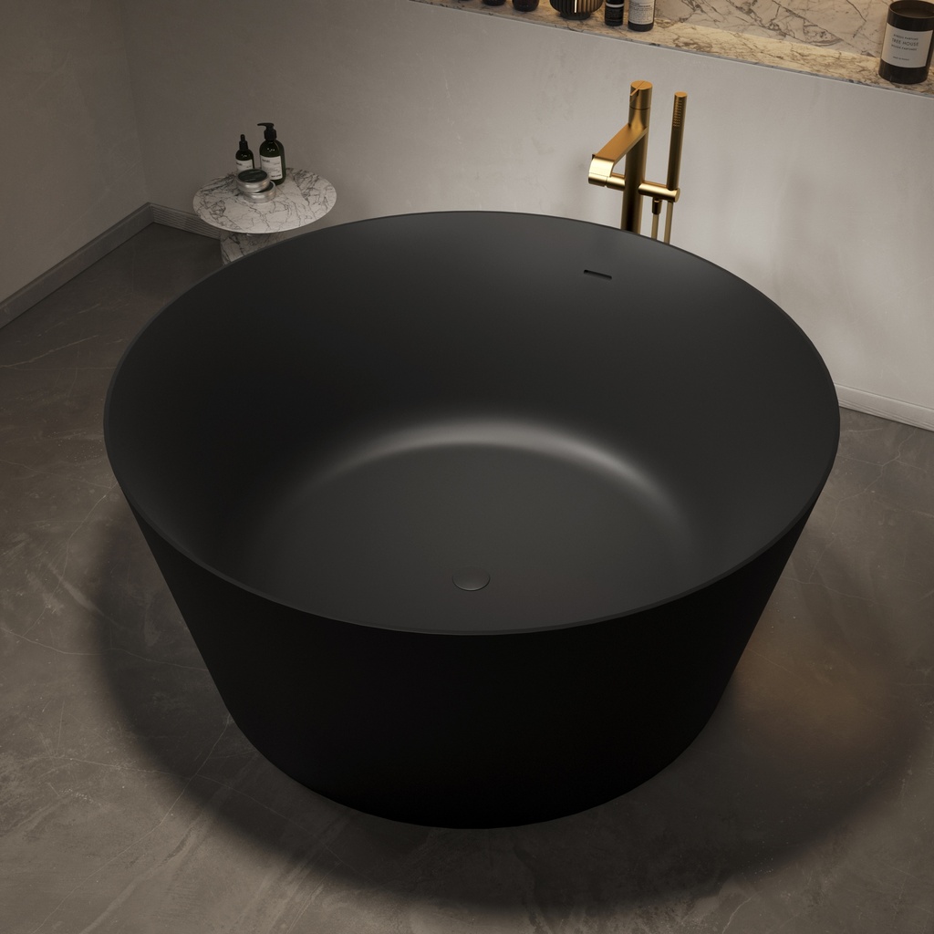 Grenoble Freestanding Bathtub 130 black Side
