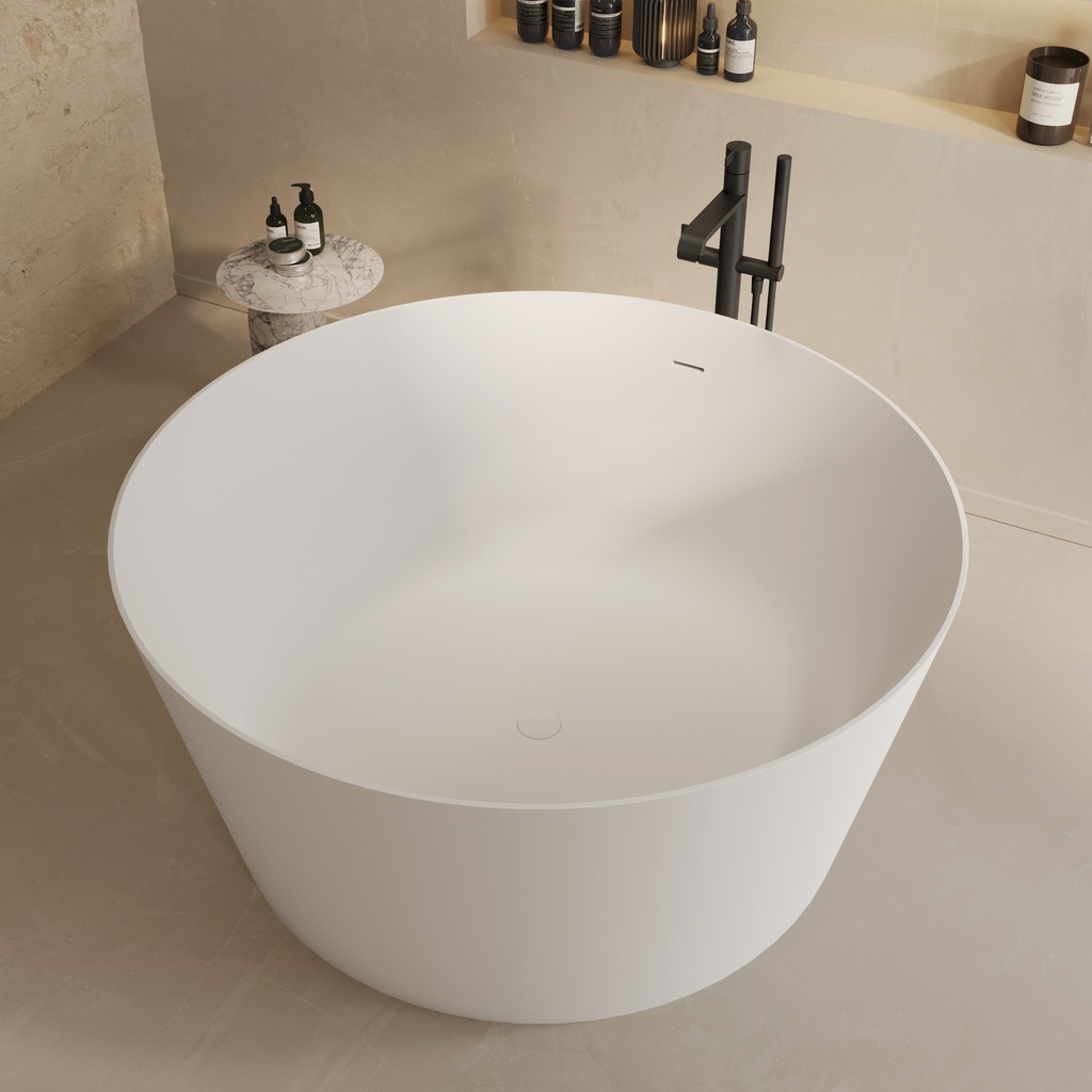 Grenoble Freestanding Bathtub 130 white Side