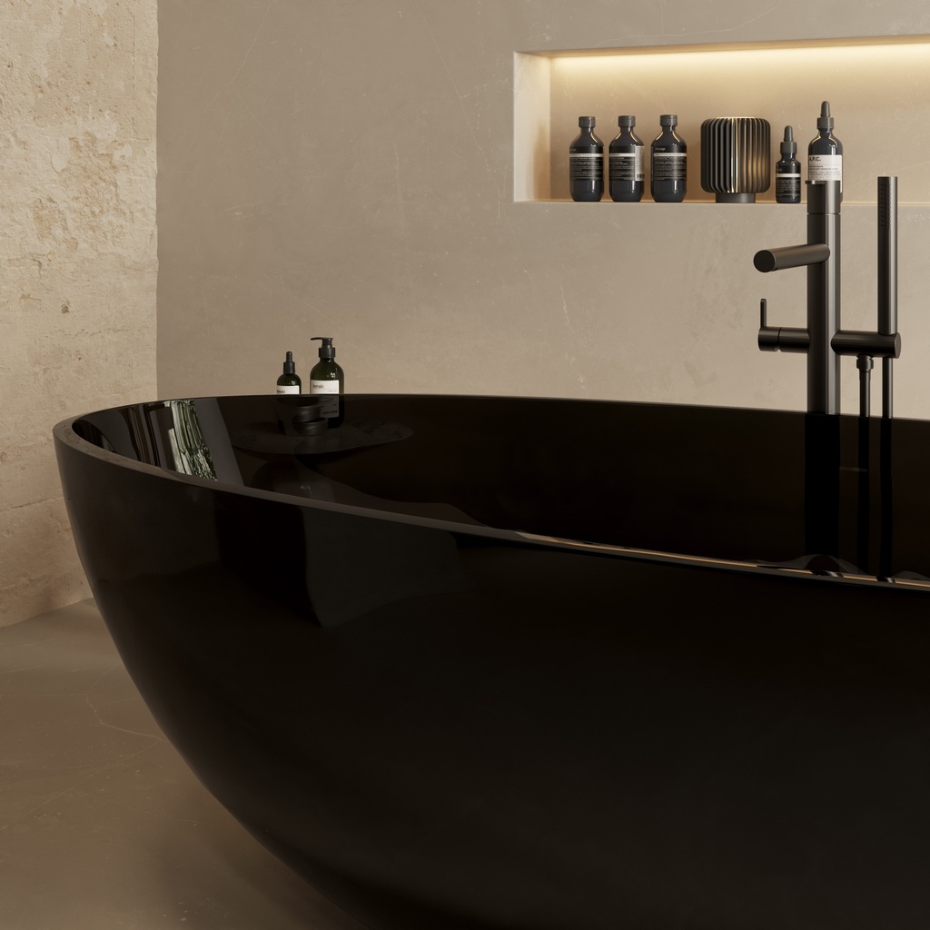 Toulouse Smoky Freestanding Bathtub 178 smoky Top