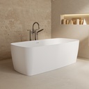 Ursa Corian Design Freestanding Bathtub 155 white Side