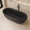 Zurich Freestanding Marble Bathtub Nero Marquina 170 marquina Side