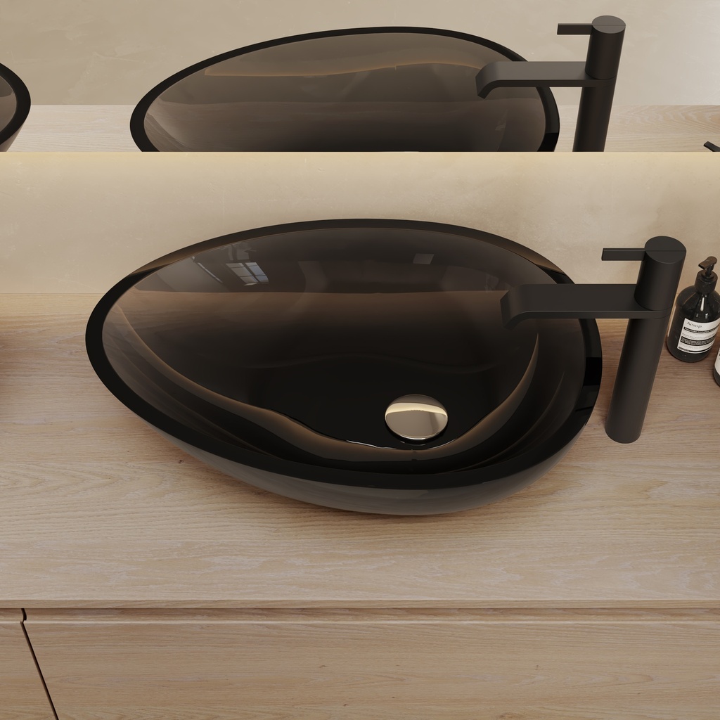 Toulouse Smoky Countertop Washbasin Top