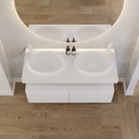 Parodia Wall-Mounted Double Washbasin Top