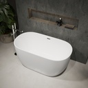 Wezen Mini Freestanding Bathtub White Side