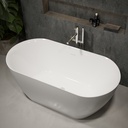 Wezen Freestanding Bathtub 150 White Side