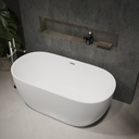 Wezen Freestanding Bathtub 150 White Side