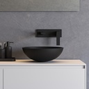 Rigel Corian® Countertop Washbasin - 38cm Deep Nocturne front