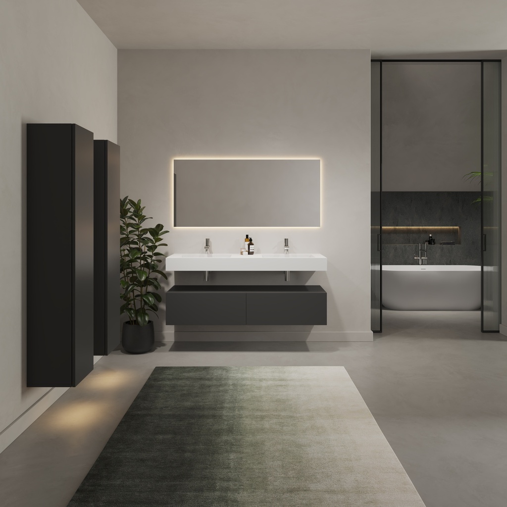 Consolea Wall-Mounted Double Washbasin 150 overview