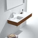 Ruta Plus Wall Hung Washbasin Side