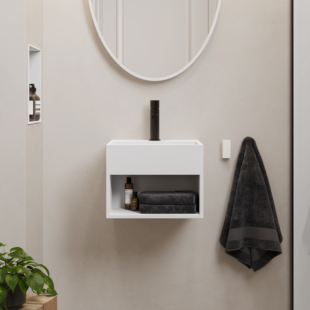 Zodiac Corian® Wall Hung Washbasin 33 Front