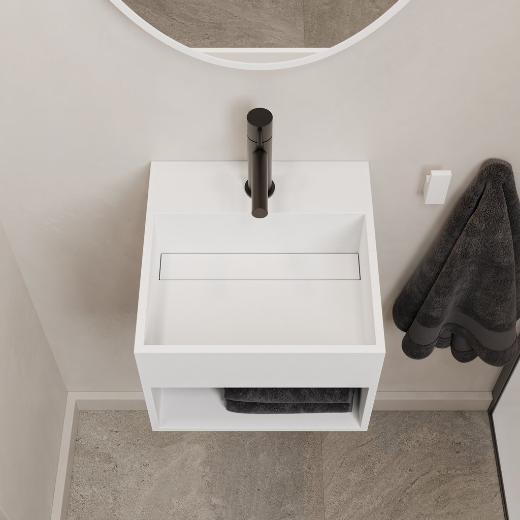 Zodiac Corian® Wall Hung Washbasin 33 Top