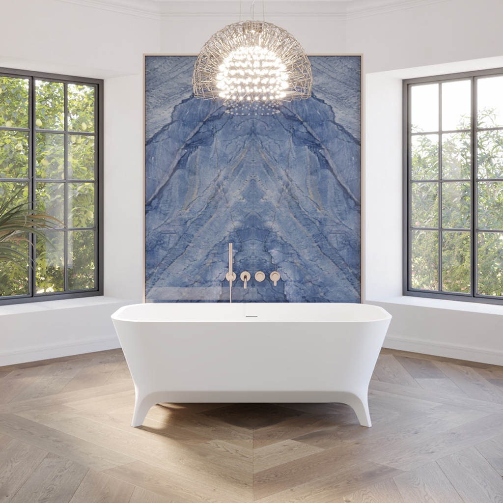 Miram Freestanding Bathtub 160 White Front