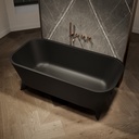 Miram Freestanding Bathtub 160 Black Side