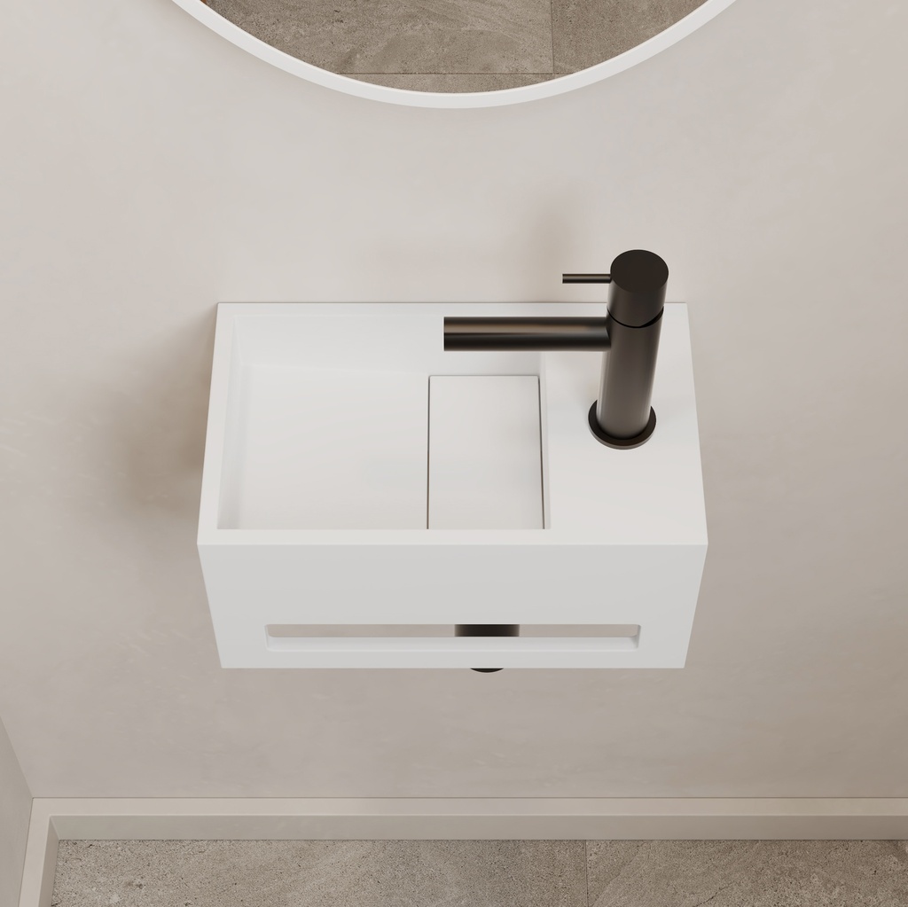 City Mini Corian® Wall Hung Washbasin Top