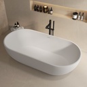 Nimes Freestanding Bathtub Glacier White 178 Side