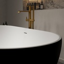 Nimes Freestanding Bathtub Black & White 178 Top