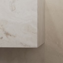 Gaia Corian® Vanity Unit with Corian® Basin | 2 Aligned Drawers · Luxe Size Cabinet Detail Dune Prima