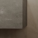 Gaia Corian® Bathroom Cabinet | 1 Drawer ·  Cabinet Detail Ash Aggregate