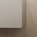 Gaia Corian® Bathroom Cabinet | 1 Drawer ·  Cabinet Detail Elegant Gray