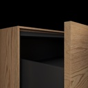 Gaia Wood Bathroom Cabinet | 1 Drawer |  Handle Detail Pure Push