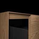 Gaia Wood Bathroom Cabinet | 2 Stacked Drawers |  Handle Detail Pure 45