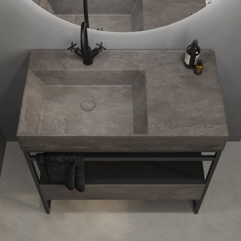 Riga Freestanding Marble Vanity Unit Pietra Top