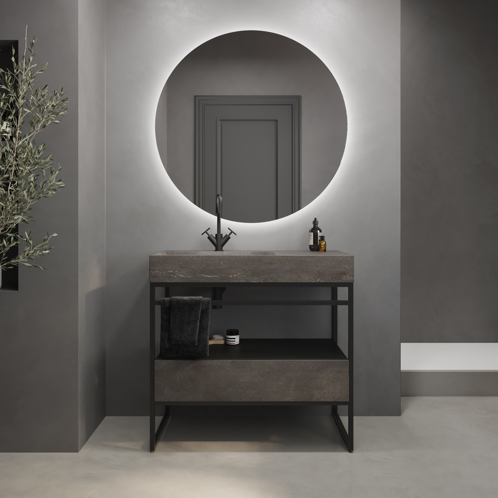 Riga Freestanding Marble Vanity Unit Pietra Front