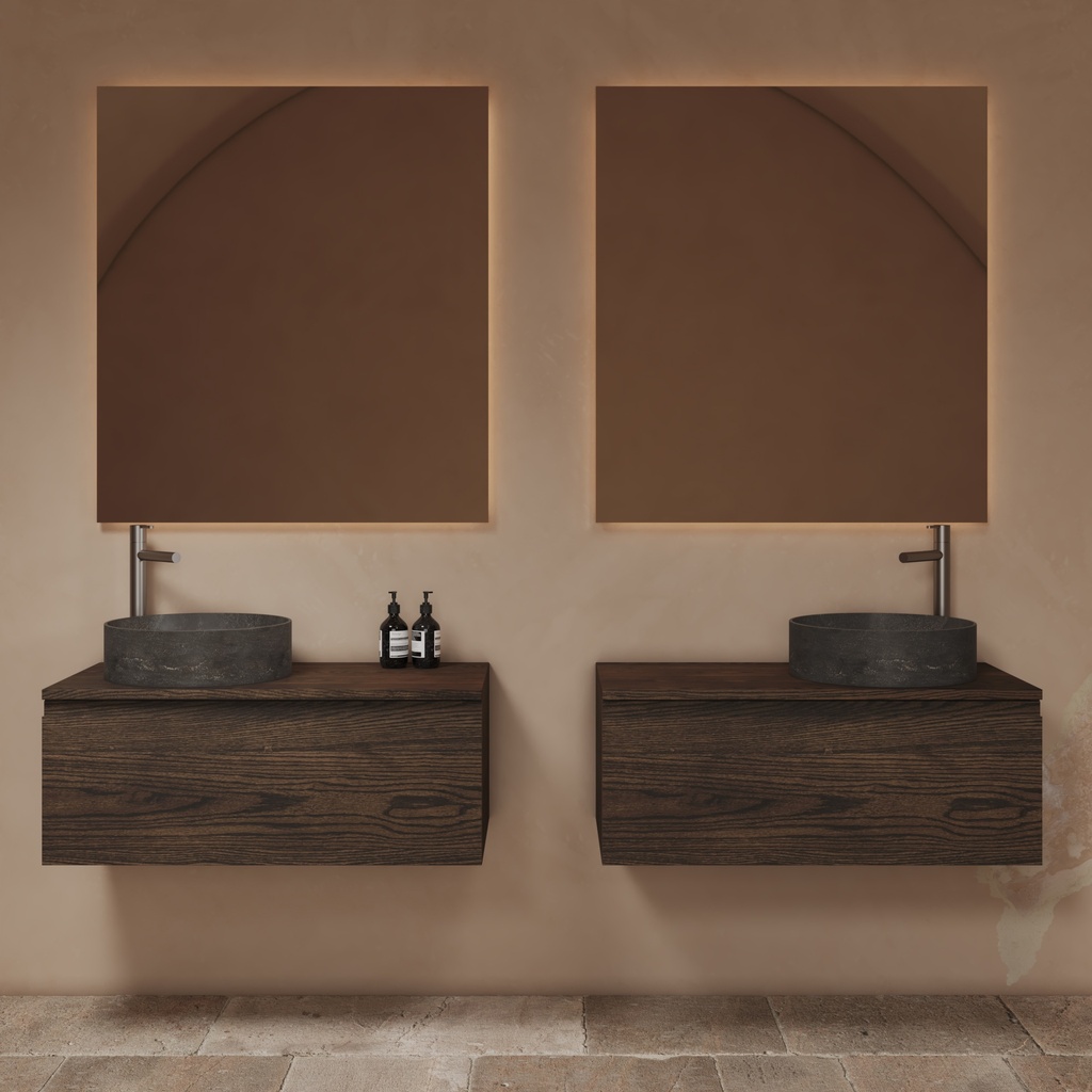 Prana Countertop Washbasin Pietra Front