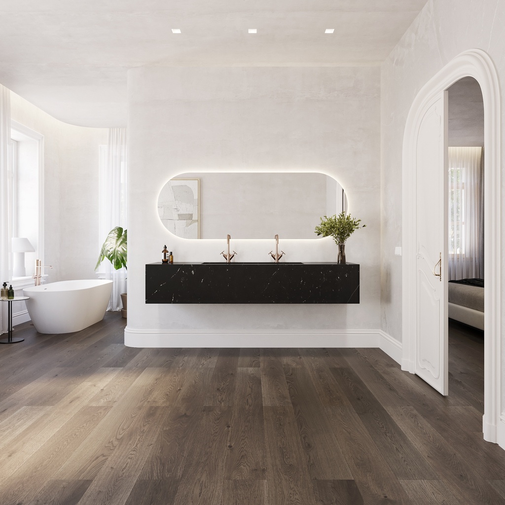 Cassiopeia Plus Deep Marble Wall-Hung Washbasin Marquina Marble Overview