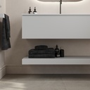 Hemera Classic Floating Bathroom Shelf RAL 7035 Detail