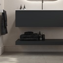 Hemera Classic Floating Bathroom Shelf RAL 7016 Detail