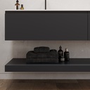 Hemera Classic Floating Bathroom Shelf | Luxe Size RAL 7016 Detail