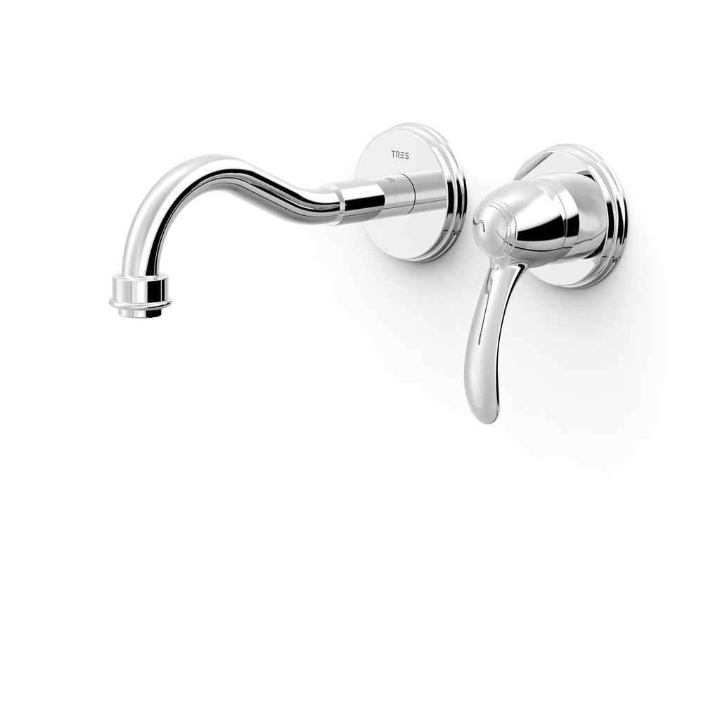Classic Concealed Single Handle Basin Mixer Tap - Tres