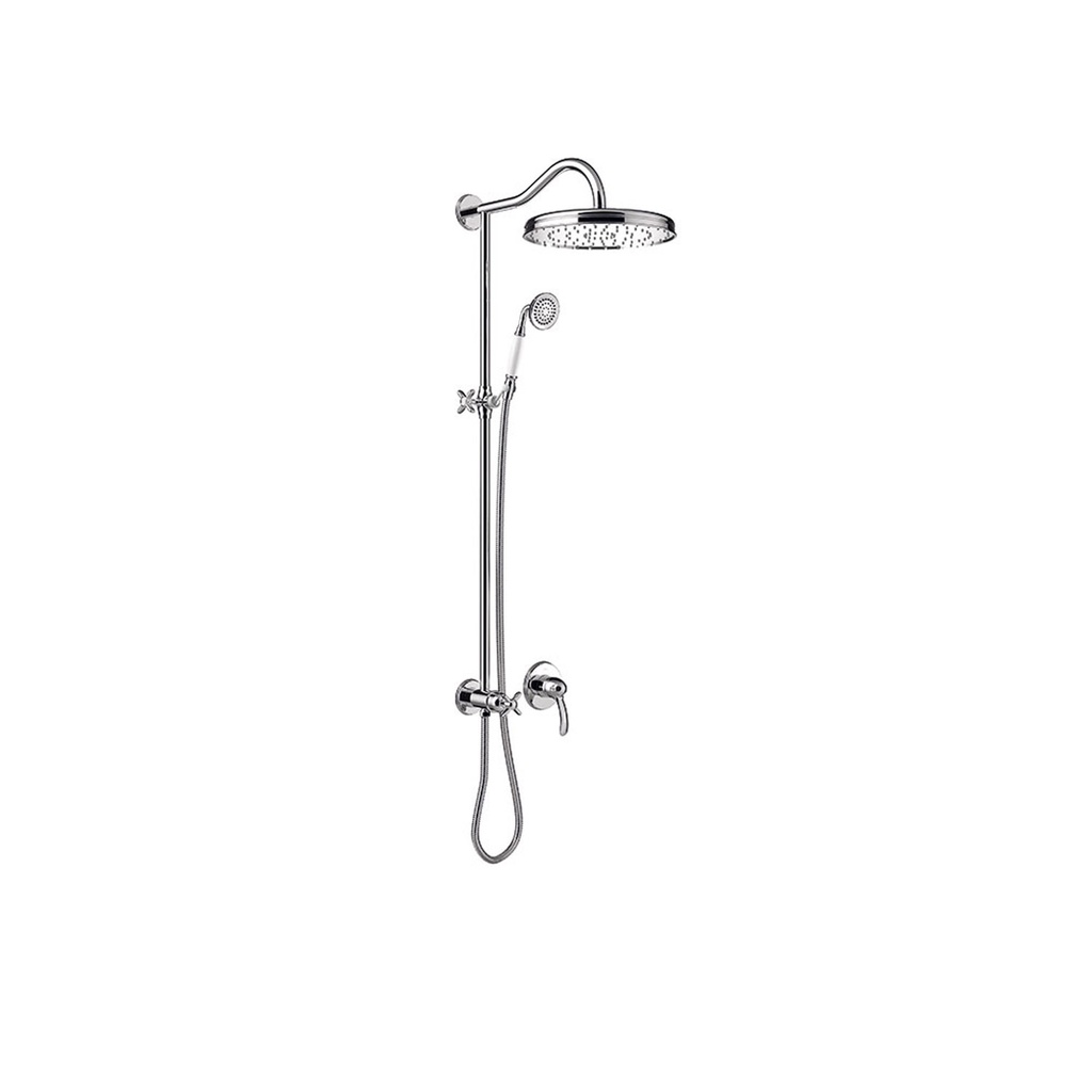 Classic 2-Way Wall Mounted Shower Mixer Tap - Tres