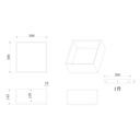 Cubo Square Shelf 30 TD