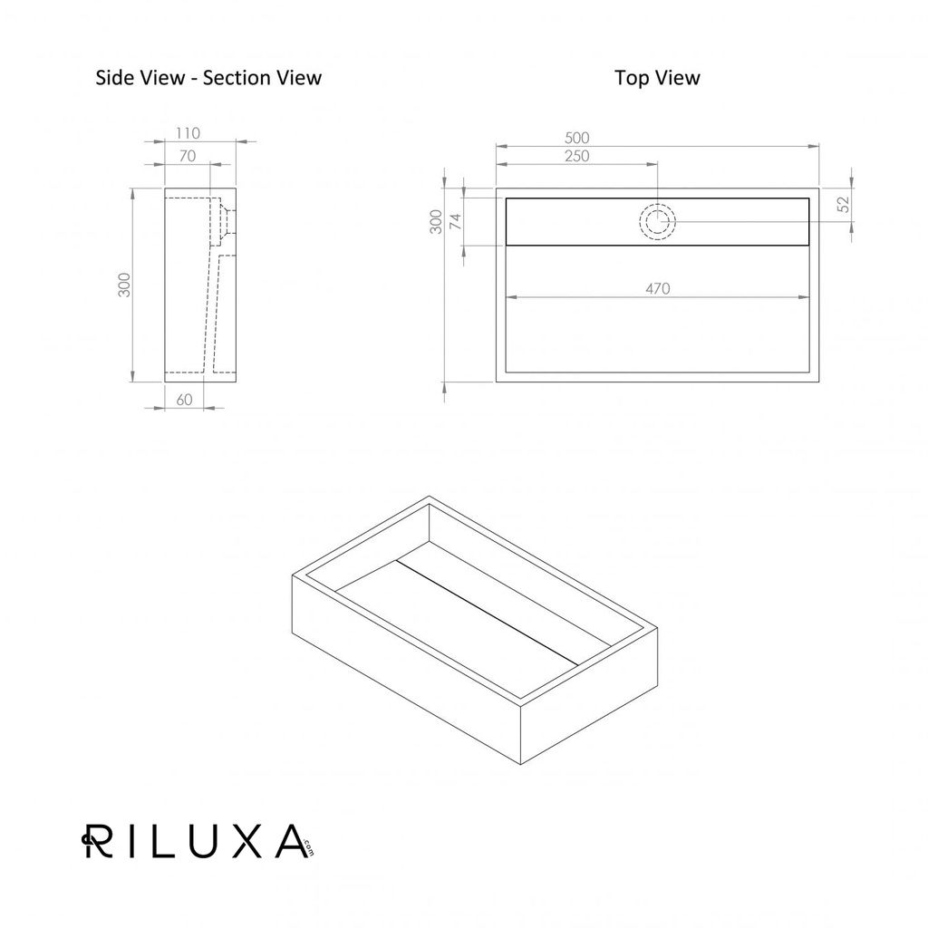 Maltese Countertop Washbasin TD